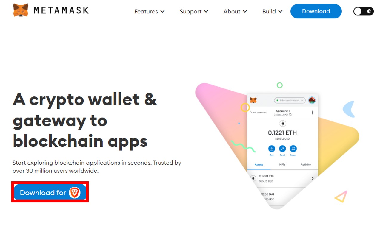 BraveでMetaMask（メタマスク）を使う方法｜図解 初心者向け NFT情報